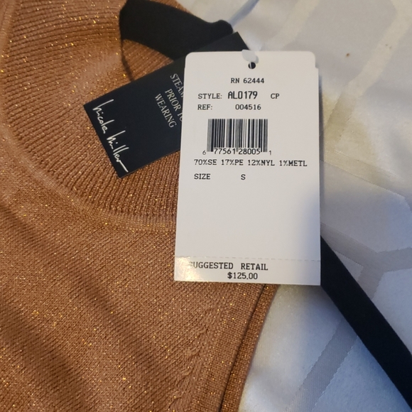 Nicole Miller sleeveless turtleneck sweater - Picture 3 of 6